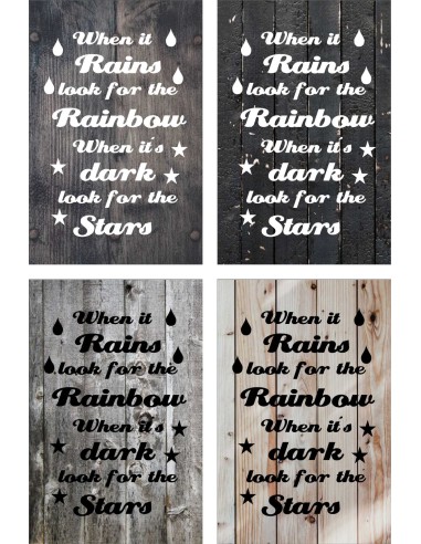 Skilt 101 - When it rains