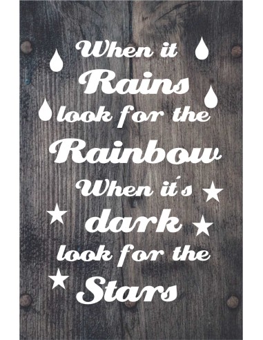 Skilt 101 - When it rains