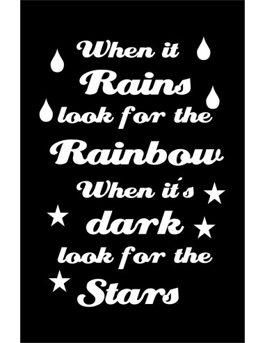 Skilt 101 - When it rains