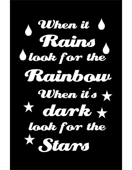 Skilt 101 - When it rains