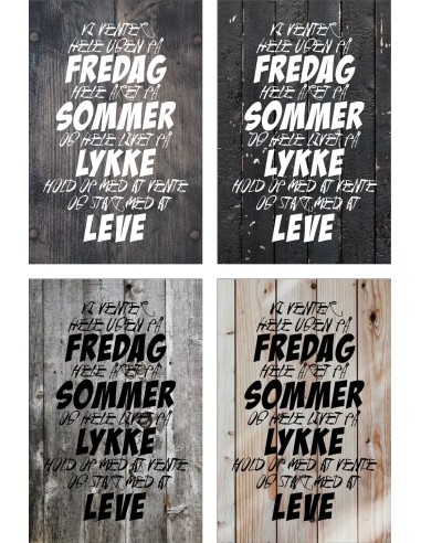 Skilt 102 - Vi venter hele ugen