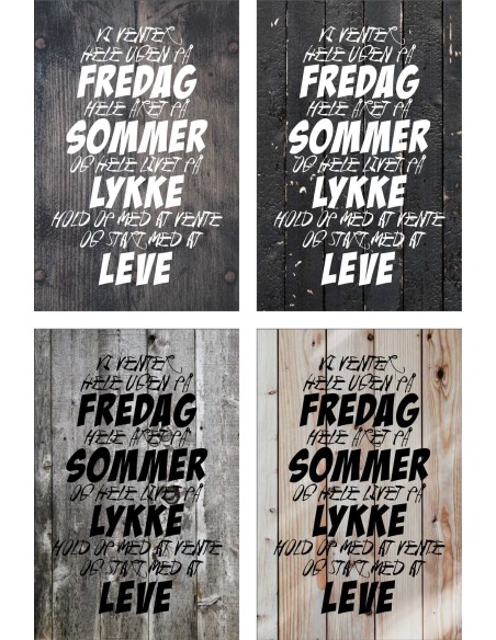 Skilt 102 - Vi venter hele ugen