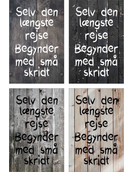 Skilt 104 - Selv den længste rejse