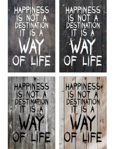 Skilt 107 - Happiness is not a 2