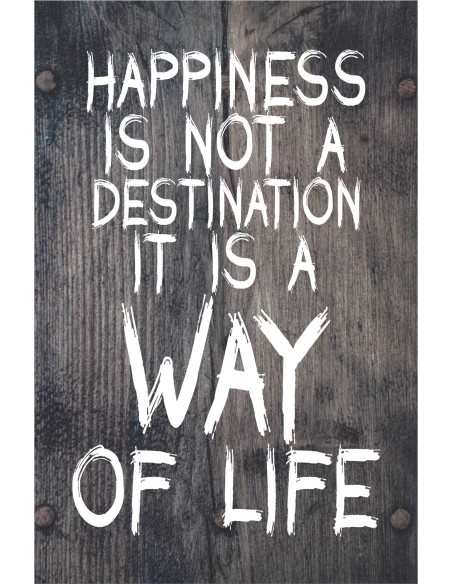 Skilt 107 - Happiness is not a