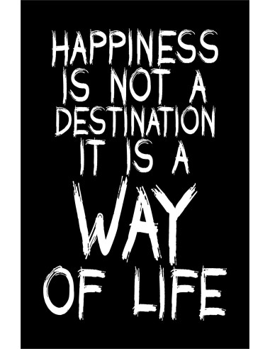 Skilt 107 - Happiness is not a