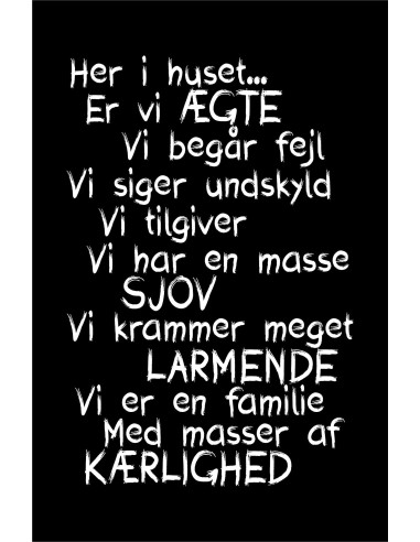 Skilt 112 - Her i huse