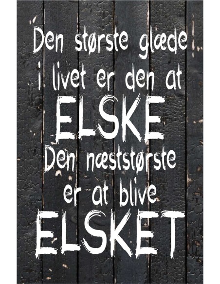 Skilt 115 - Den største glæde