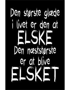 Skilt 115 - Den største glæde