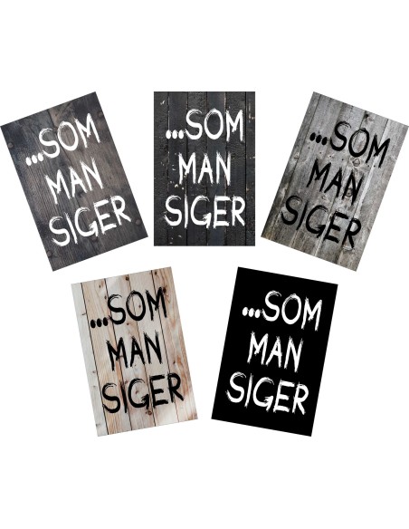 Skilt 119 - Som man siger