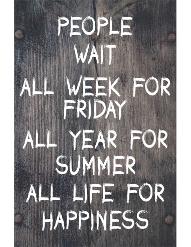 Skilt 122 - People wait