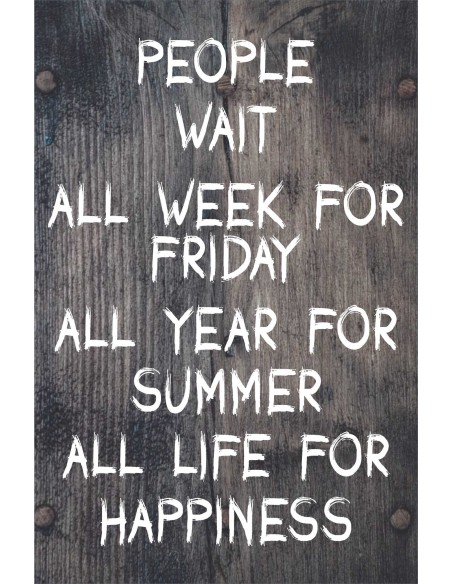 Skilt 122 - People wait