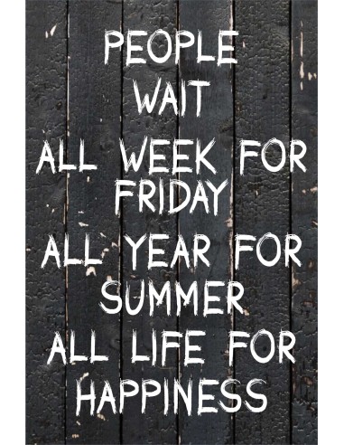 Skilt 122 - People wait