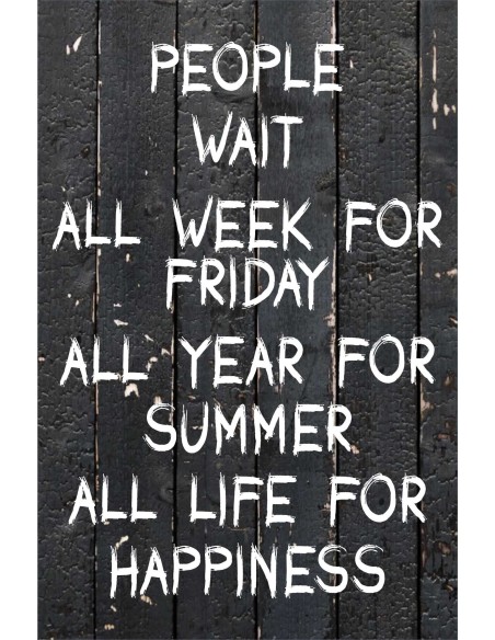 Skilt 122 - People wait