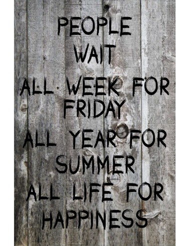 Skilt 122 - People wait