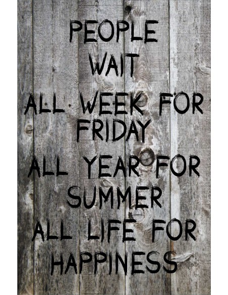 Skilt 122 - People wait