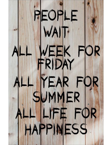 Skilt 122 - People wait