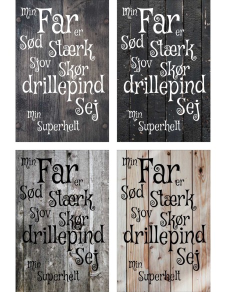 Skilt 124 - Min far er