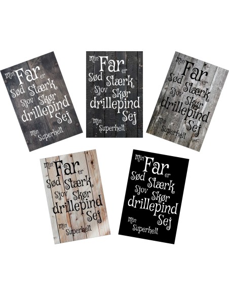 Skilt 124 - Min far er