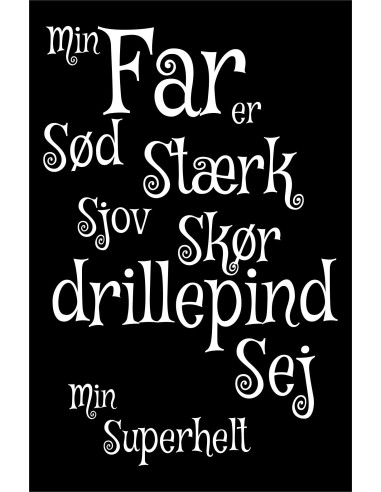 Skilt 124 - Min far er