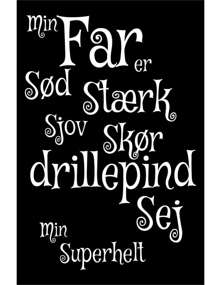 Skilt 124 - Min far er