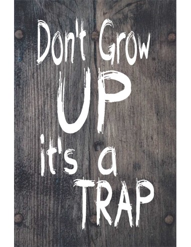 Skilt 126 - Dont grow up