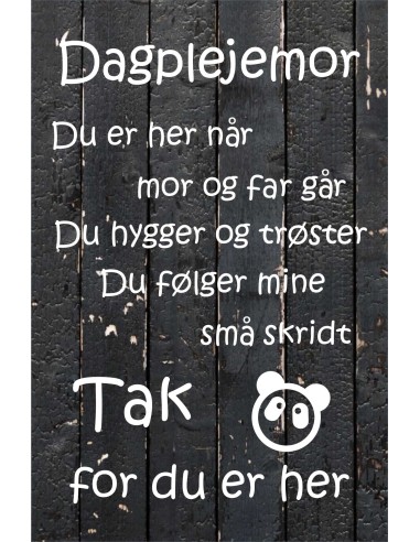 Skilt 128 - Dagplejemor