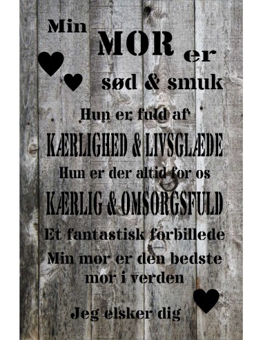 Skilt 130 - Min mor er