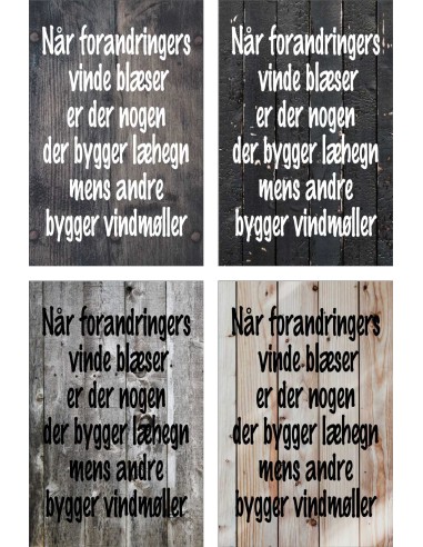 Skilt 137 - Når forandringens vinde