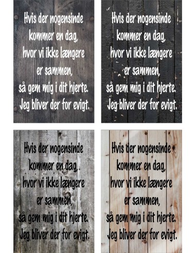 Skilt 145 - Hvis der nogen sinde kommer en dag