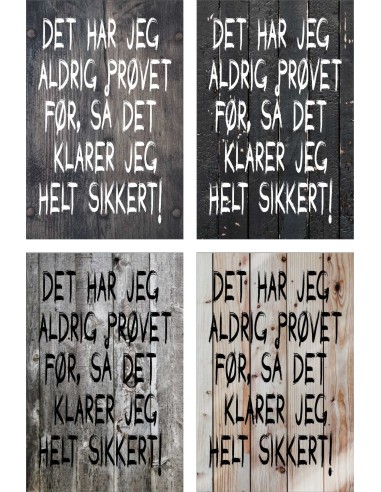 Skilt 149 - Det har jeg aldrig prøvet før