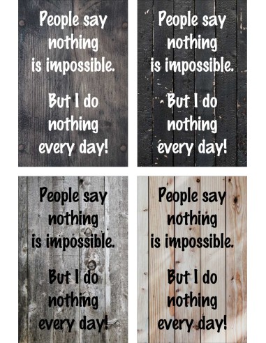 Skilt 150 - people say nothing