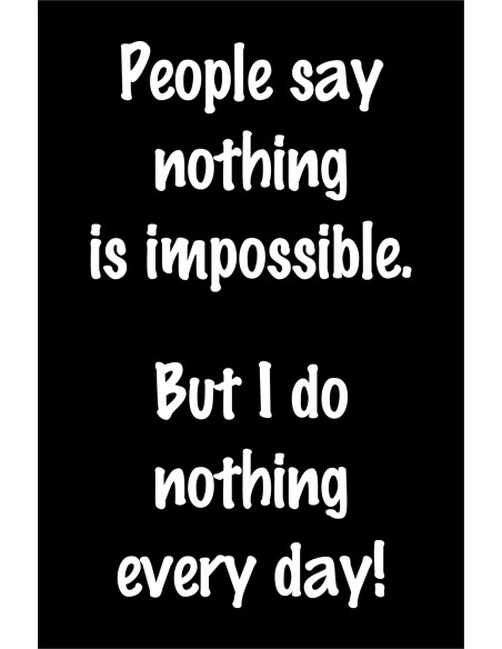 Skilt 150 - people say nothing