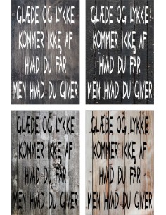 Skilt 163 - Glæde og lykke 2
