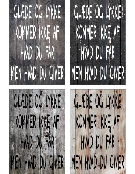 Skilt 163 - Glæde og lykke