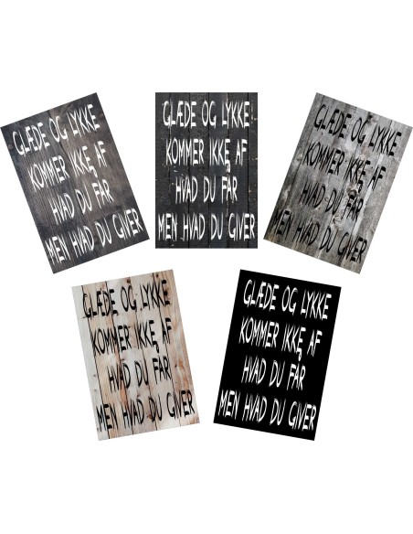 Skilt 163 - Glæde og lykke