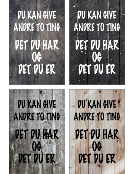 Skilt 166 - Du kan give