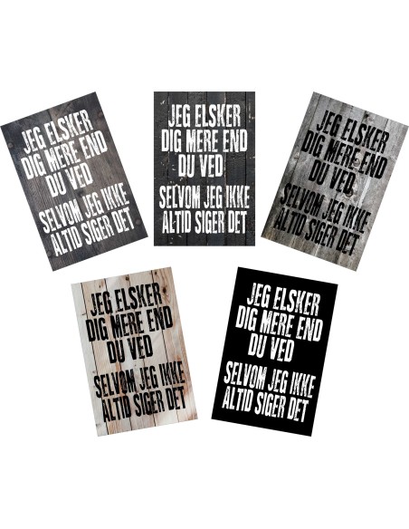 Skilt 167 - Jeg elsker dig