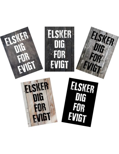 Skilt 169 - Elsker dig for evigt