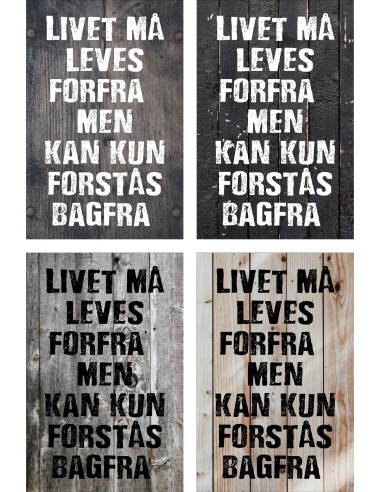 Skilt 171 - Livet må leves