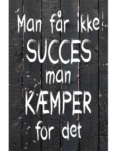 Skilt 172 - Man får ikke succes