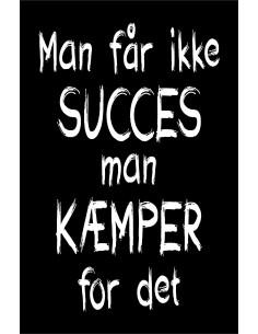 Skilt 172 - Man får ikke succes