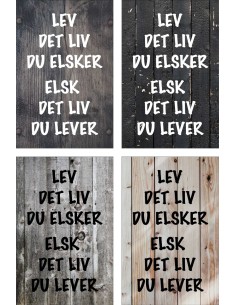 Skilt 174 - Lev det liv 2