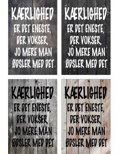 Skilt 178 - Kærlighed er det eneste