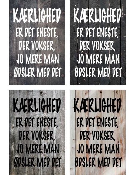 Skilt 178 - Kærlighed er det eneste