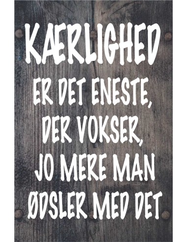Skilt 178 - Kærlighed er det eneste