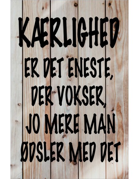 Skilt 178 - Kærlighed er det eneste