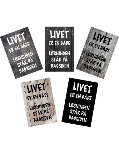 Skilt 179 - Livet er en gåde