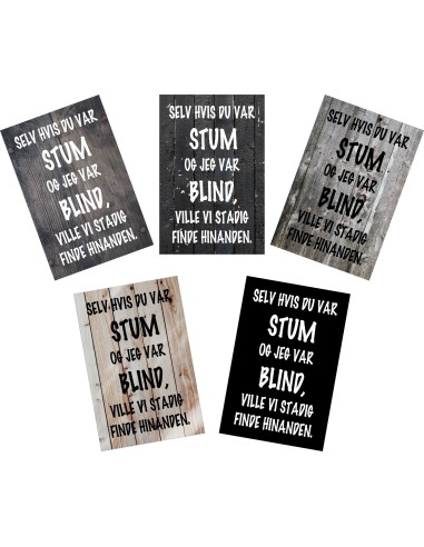 Skilt 181 - Selv om jeg var stum