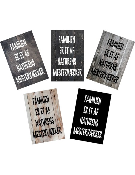 Skilt 183 - Familie er et af